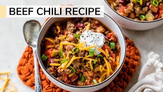 CHILI RECIPE | how to make beef chili