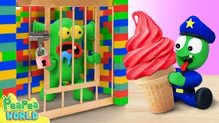 Pea Pea Police Catch The Ice Cream Thief 🍧 Cartoon For Kids 💖 Pea Pea World