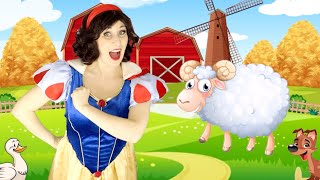 Princess Snow White Old MacDonald Had a Farm | Princess Playhouse Nursery Rhymes and Kids Songs