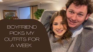 Boyfriend Picks My Outfits For A a Week