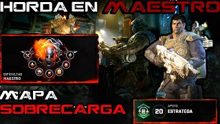 Dominando Mapas en HORDA [Mapa SOBRECARGA] Clase Estratega 4K MAESTRO.