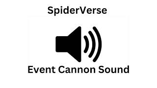 Cannon Event Sound Effect