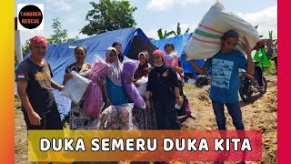 Semeru hari ini !!! tanggap darurat tim Tangger Rescue