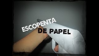 como hacer una escopeta de papel