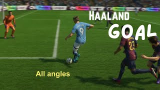 Haalands Stamina is incredible Fc 25 (All Angles).