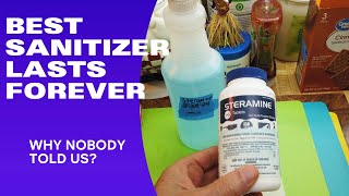 "Steramine: The Ultimate Prepper's Sanitizer – Inexpensive & Effective!"