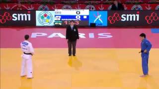 Avtandil Tchrikishvili (GEO) vs Keita Nagashima (JPN) -81kg Judo Grand Slam Paris 2013