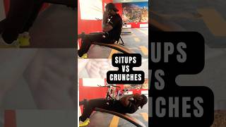 The simple difference between Sit-Ups and Crunches #situps #crunches #fitness #ggg #shorts