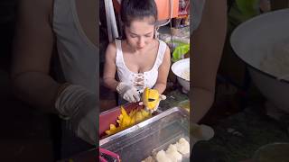 Famous Mango Strick Rice Thai Dessert -Thai Street Food