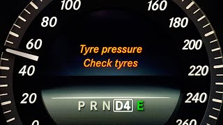 Как сбросить ошибку Tyre pressure Check tyres TPMS на Mercedes W212, W204, W166, X204, W207