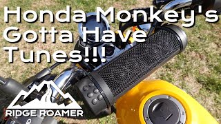 EVEN MORE FUN WITH MUSIC!!! Honda Monkey Stereo System - Kuryakyn Road Thunder Bluetooth Sound Bar