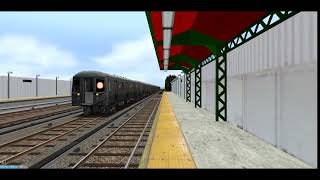 Openbve Throwback: 21 St - Queensbridge Bound R68 (B) Train Flying Past Neck Road!!!