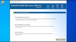 EaseUS Email Recovery Wizard 4.0