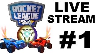 Rocket League Live Stream #1: PS4 Gameplay (Facecam / No Live Chat)