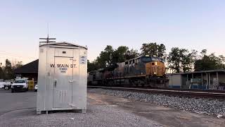 CSX ET44AH 3356 Leads Manifest M648-16 on 10/17/24