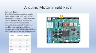 Arduino Motor Shield Rev3 Pins Information