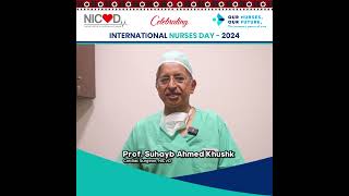 Prof. Suhayb Ahmed recognizes the selfless dedication and compassion of our exceptional nursing team