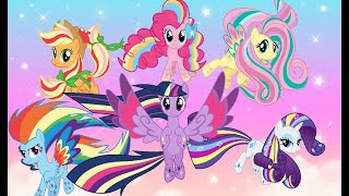 MY LITTLE PONY CHARACTERS AS RAINBOW POWER