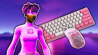 Ducky One 2 Mini Keyboard Sounds 😴 ASMR 😍 Smooth Fortnite 1v1 Gameplay 240FPS