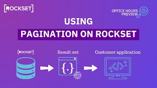 Office Hours Preview: Using pagination on Rockset