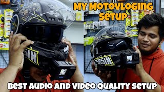 Full Guide for Moto Vlogging 🏍️ Setup for GoPro and Mobile 😮 | Best and Cheap Moto Vlog Setup 😍