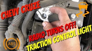 2011-2015 CHEVY CRUZE SERVICE TRACTION CONTROL (STABILITRAK) & RADIO TURNS OFF FIX!!