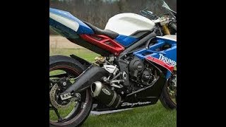 Triumph Daytona 675 exhaust sound and ride compilation