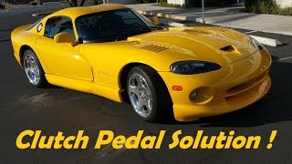 2002 Dodge Viper GTS clutch pedal problem (Bird cage Solution)