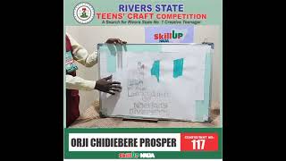 MEET ORJI CHIDIEBERE PROSPER: SKILLUP NAIJA'S TEENS' CRAFT COMPETITION #skillupnaija #shorts