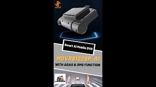 AI SD card mobile DVR, AI ADAS DMS Camera Dual SD card 4G GPS wifi Dash Camera #shorts