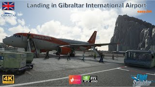 FS 2020 - A Passenger Life - Landing in Gibraltar Airport - EasyJet A320 Fenix