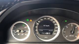 Mercedes-Benz C220 W204 0-100 km/h Accerelation