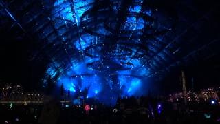 End of Eric Prydz set EDC Las Vegas 2015