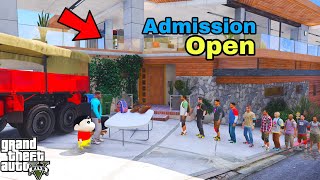 Franklin And Shinchan Tution Classes And Franklin Take Test of New Students In GTA V