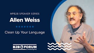 Clean Up Your Language with Allen Weiss