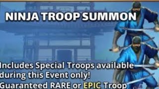 Empires & Puzzles 56X Ninja Troop summon