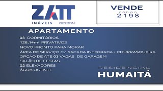 APARTAMENTO RESIDENCIAL HUMAITÁ O3 DORMITÓRIOS 128,14 m² PRIVATIVOS