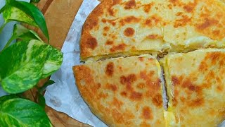 Water with flour, no oven, no yeast, super simple and delicious pan bread! Easy to cook