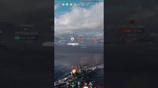 CONQUEROR -Big British Boi Takes Down the Big German | World of Warships #wows #shorts