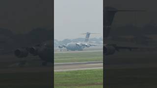 BOEING C17 GLOBEMASTER landing di bandara Soekarno Hatta‼️