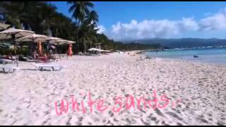 Райский остров Боракай, Филиппины. Пляж. WHITE BEACH, Boracay Island, Philippines. Beach