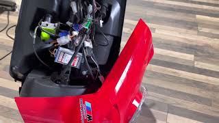 BWM electric scooter assembly