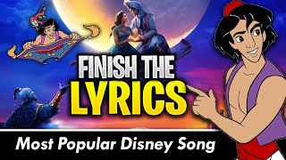 Finish the lyrics of these Popular Disney Movies | Famous Disney Songs | Lyrics Quiz