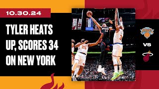 Herro Ignites for 34 Points 🔥 | New York Knicks vs. Miami HEAT | October 30, 2024