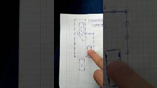 Упражнения на площадке ГИБДД 2020. Параллельная парковка с подробным объяснением.