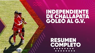 Liga Femenil | Fecha 3 | Gualberto Villarroel San José 0-8 Independiente de Challapata