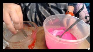 DIY Slime Making Slime With Borax And Elmers Glue!!