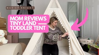 Setup and Review of Tiny Land Teepee Tent - should you buy it?!