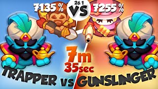 TRAPPER is Better than GUNSLINGER for GENIE! 7:37 mins | PVP Rush Royale