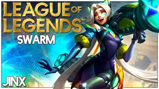 LEAGUE OF LEGENDS: SWARM | BATTLE CAT JINX | HARD | ALL MAPS |  4K60FPS UHD No Commentary